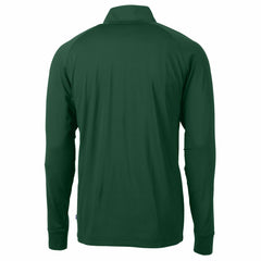 Green Bay Packers  Cutter & Buck Helmet Adapt Eco Knit Stretch Recycled Quarter-Zip Pullover Top