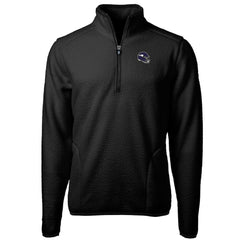 Minnesota Vikings  Cutter & Buck Helmet Cascade Eco Sherpa Fleece Quarter-Zip Pullover Jacket