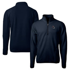 Chicago Bears  Cutter & Buck Helmet Cascade Eco Sherpa Fleece Quarter-Zip Pullover Jacket