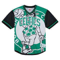 Boston Celtics Jumbotron 3.0 Mesh V-Neck T-Shirt On Sale