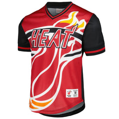 Miami Heat Jumbotron 3.0 Mesh V-Neck T-Shirt For Sale