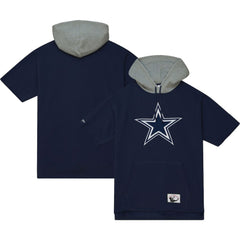 Dallas Cowboys Mitchell & Ness Postgame Short Sleeve Hoodie