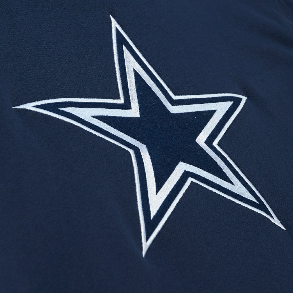 Dallas Cowboys Mitchell & Ness Postgame Short Sleeve Hoodie