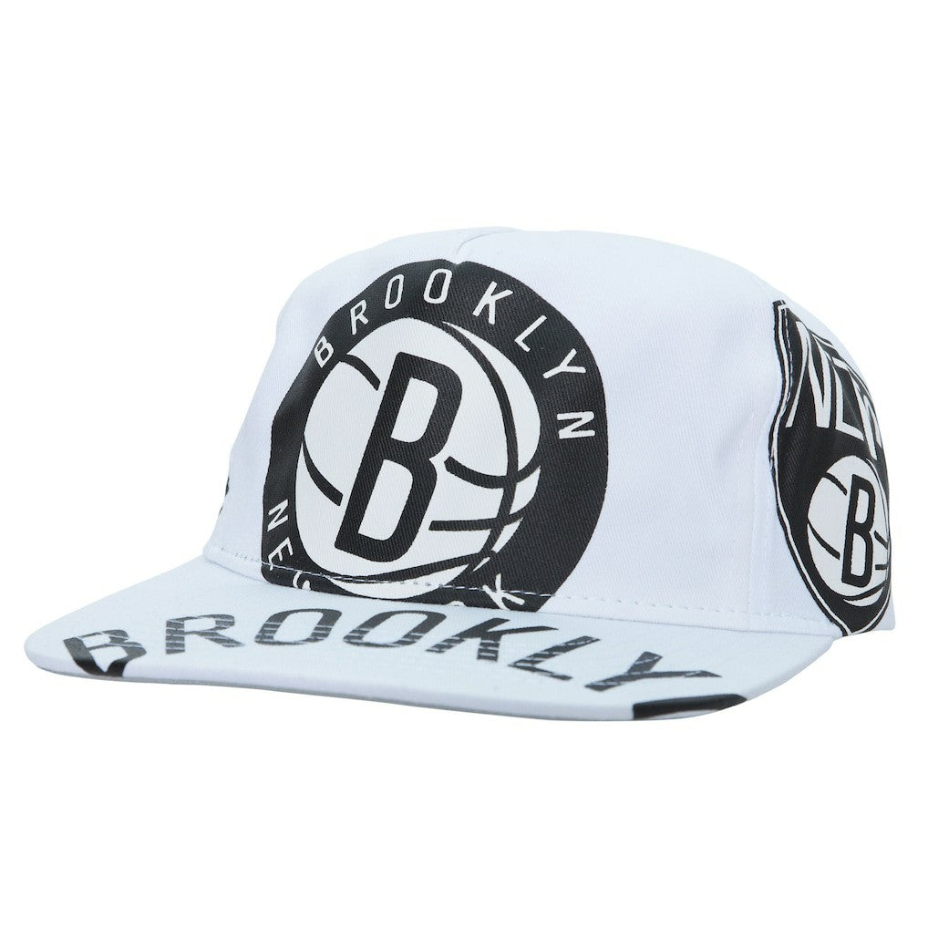 Brooklyn Nets Hardwood Classics In Your Face Deadstock Snapback Hat Discount