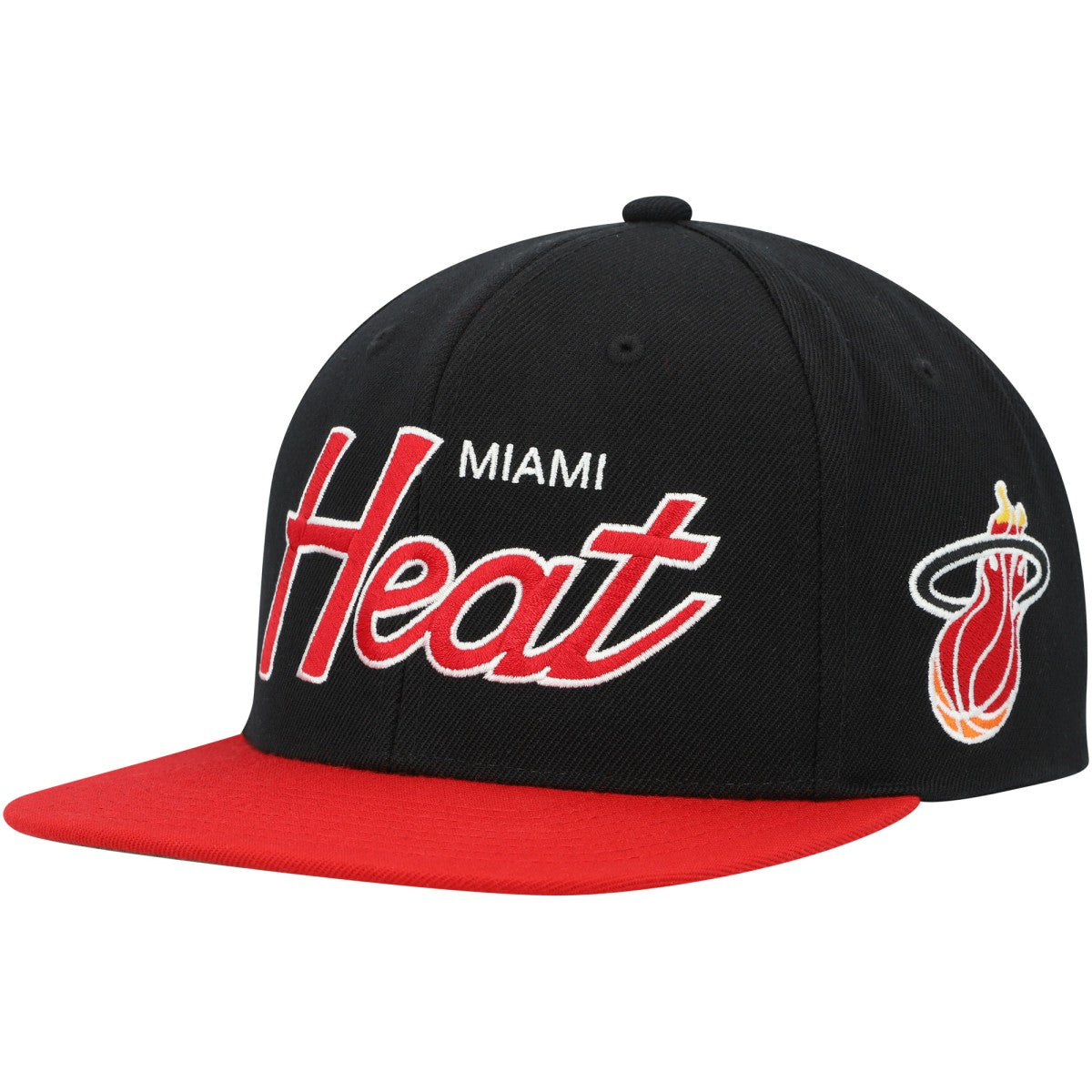 Miami Heat Hardwood Classics MVP Team Script 2.0 Snapback Hat Online