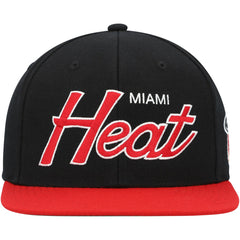 Miami Heat Hardwood Classics MVP Team Script 2.0 Snapback Hat Online