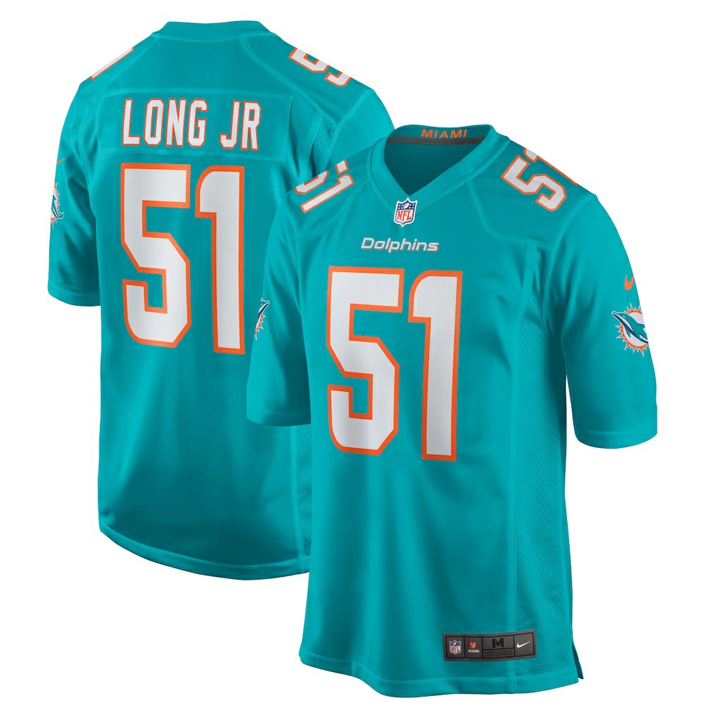 Miami Dolphins Nike David Long Jr.  Game Jersey