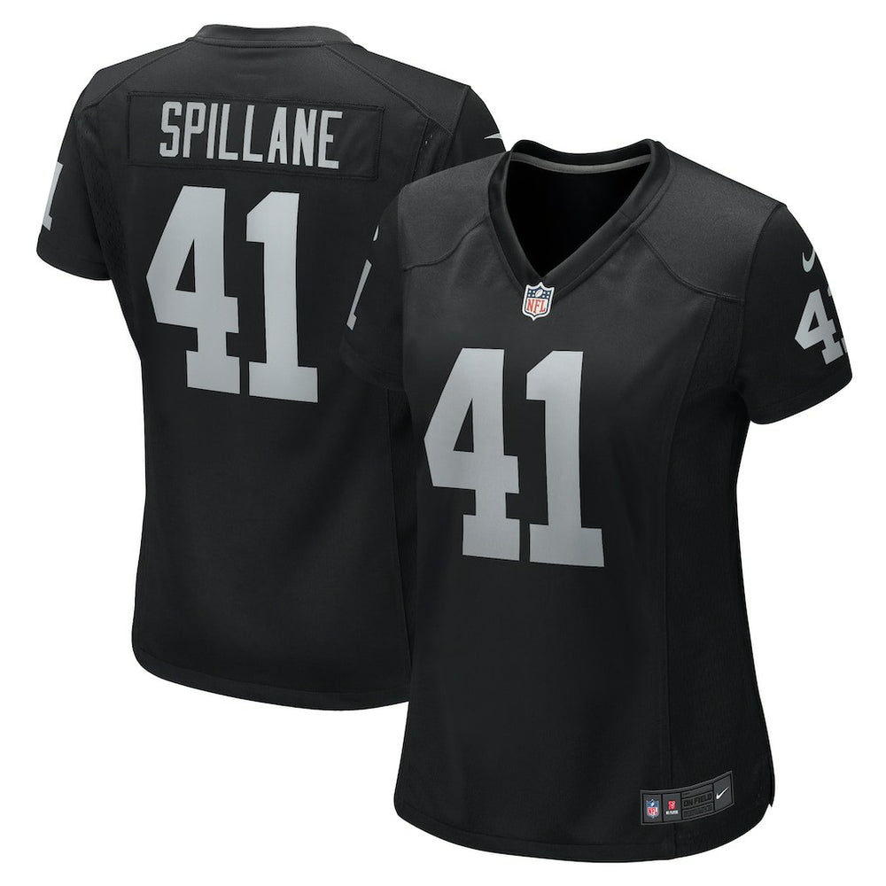 Las Vegas Raiders Nike Robert Spillane  Women's Game Player Jersey