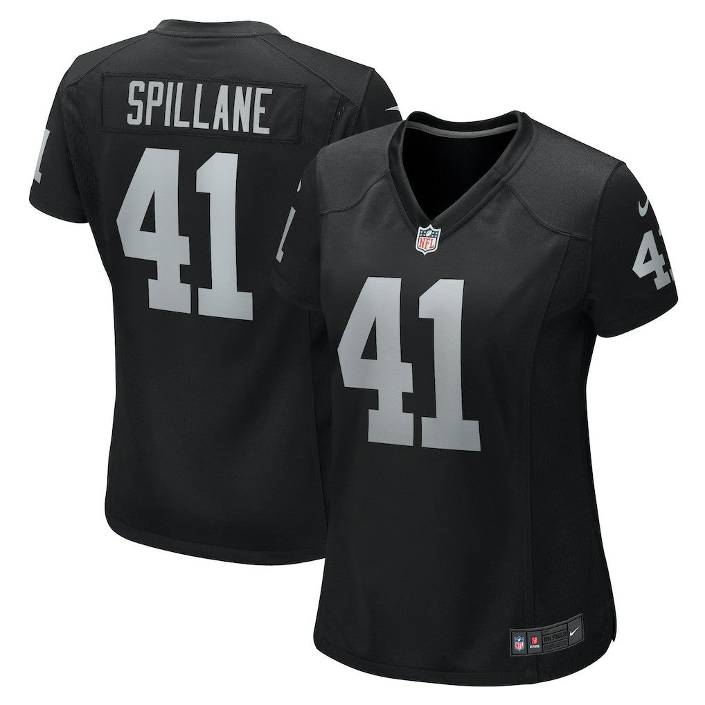 Las Vegas Raiders Nike Robert Spillane  Women's Game Player Jersey