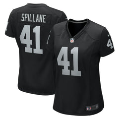 Las Vegas Raiders Nike Robert Spillane  Women's Game Player Jersey