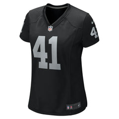 Las Vegas Raiders Nike Robert Spillane  Women's Game Player Jersey