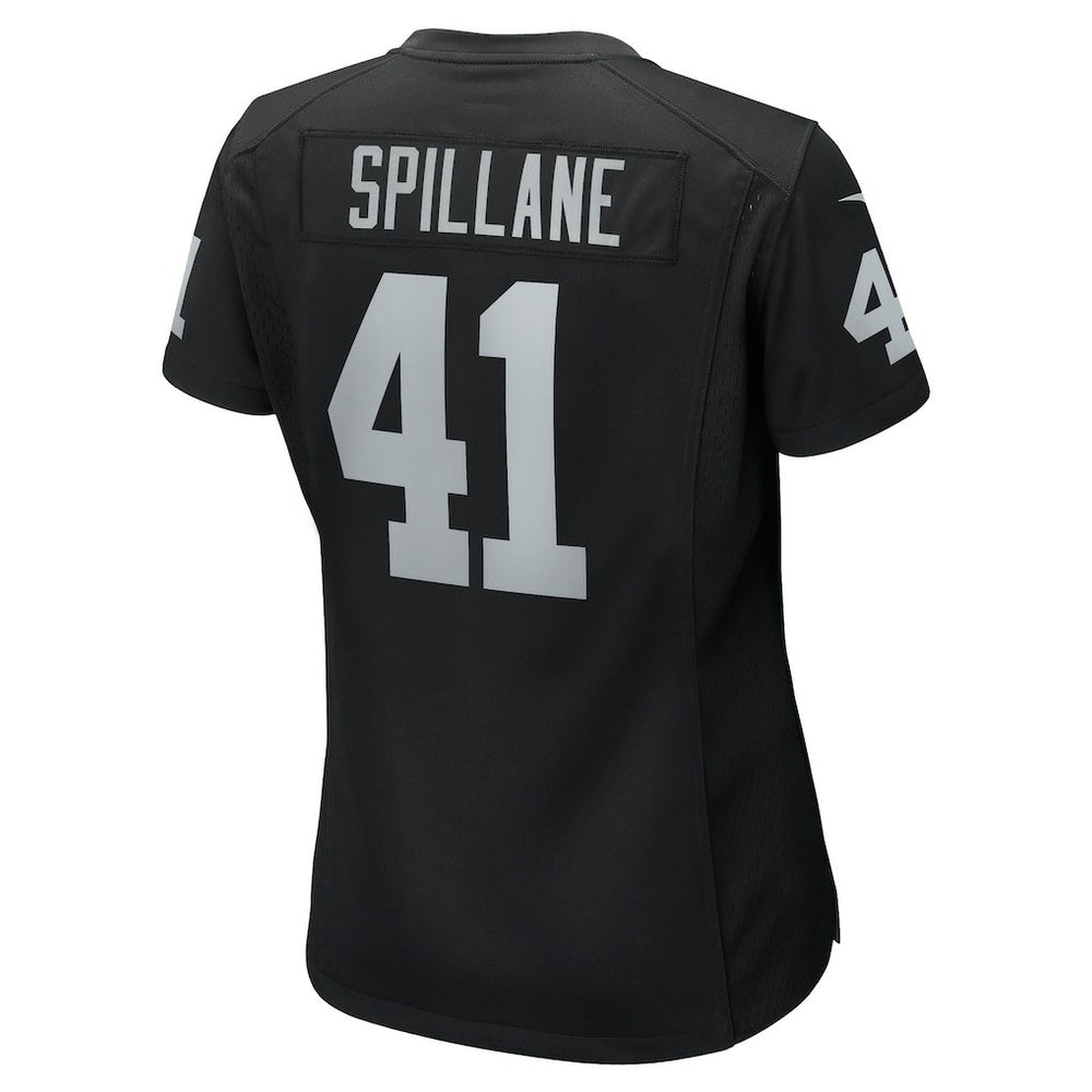 Las Vegas Raiders Nike Robert Spillane  Women's Game Player Jersey