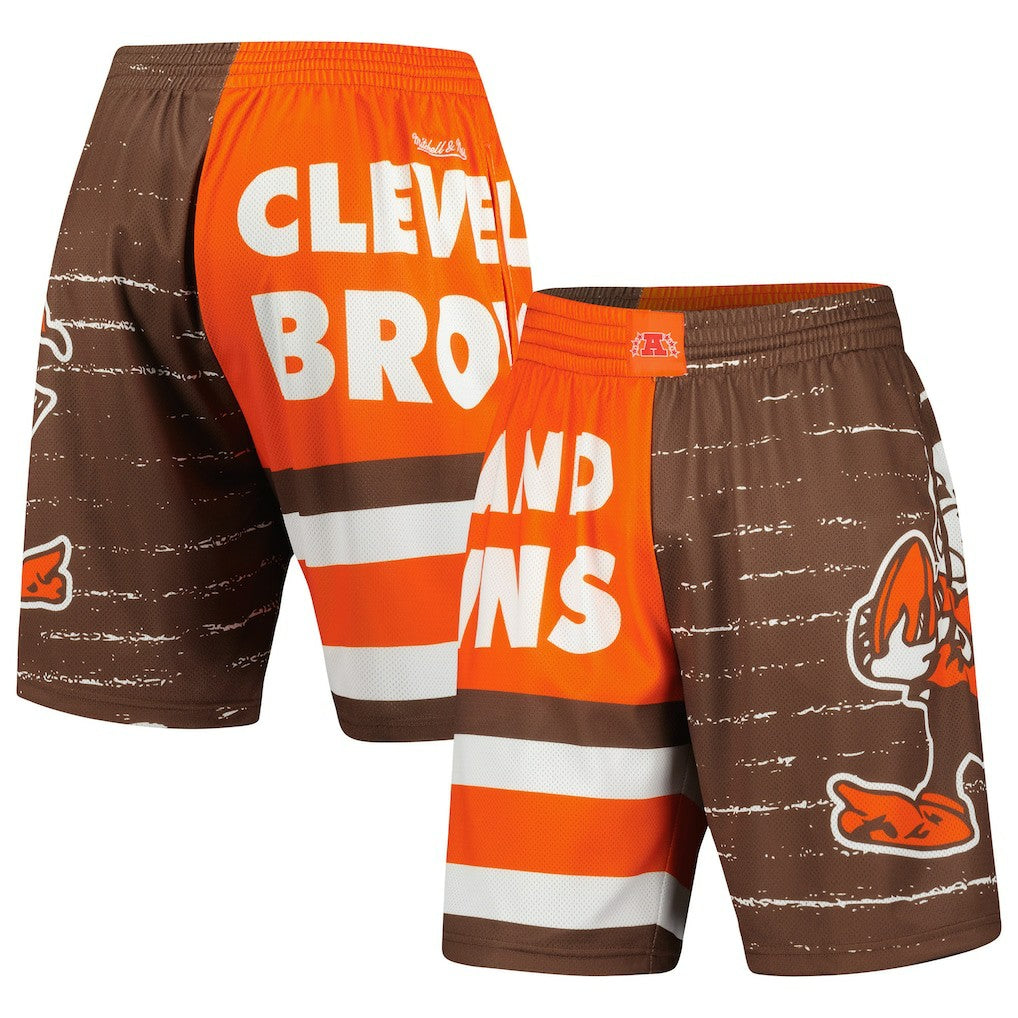 Cleveland Browns Mitchell & Ness Jumbotron 3.0 Shorts