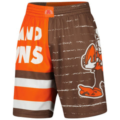Cleveland Browns Mitchell & Ness Jumbotron 3.0 Shorts