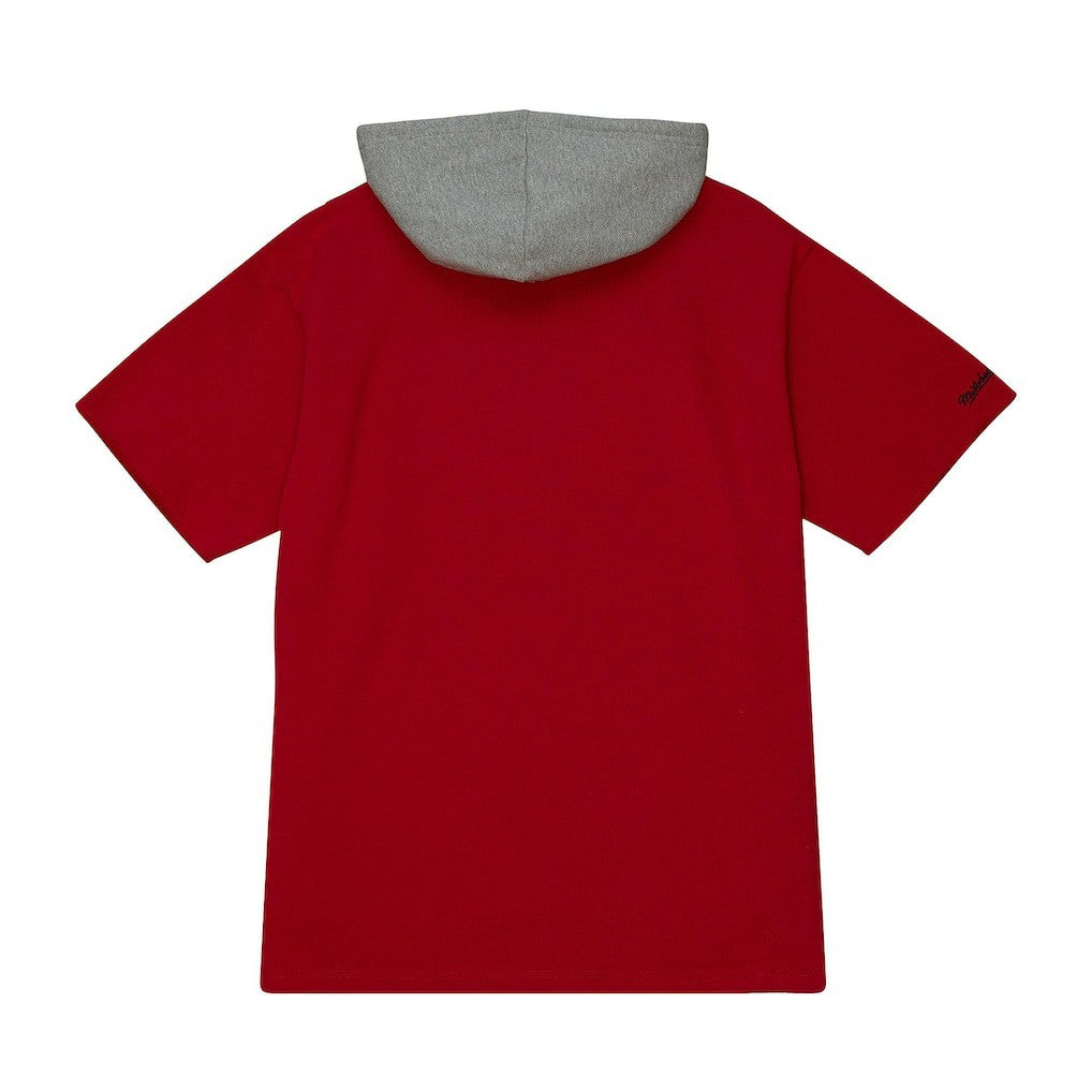 Kansas City Chiefs Mitchell & Ness Postgame Short Sleeve Hoodie