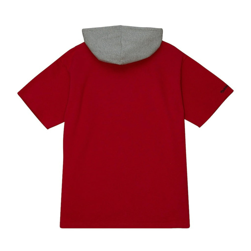 Kansas City Chiefs Mitchell & Ness Postgame Short Sleeve Hoodie