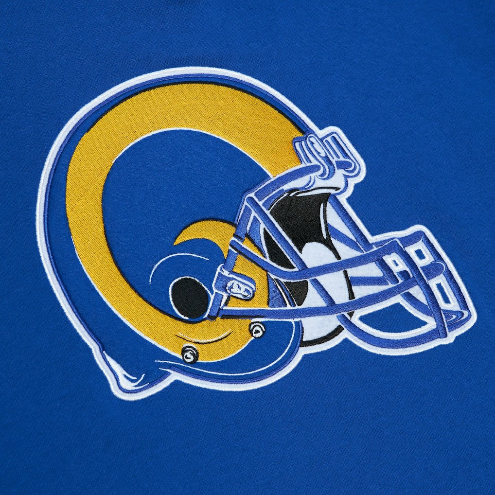 Los Angeles Rams Mitchell & Ness Postgame Short Sleeve Hoodie