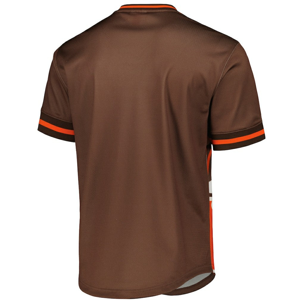Cleveland Browns Mitchell & Ness Jumbotron 3.0 Mesh V-Neck T-Shirt
