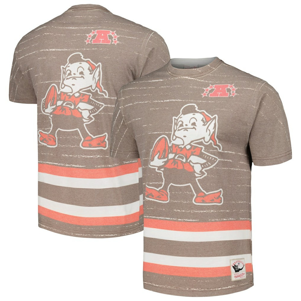 Cleveland Browns Mitchell & Ness Jumbotron 3.0 T-Shirt