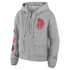 St. Louis Cardinals WEAR by Erin Andrews Women's Full-Zip Hoodie | MLB US