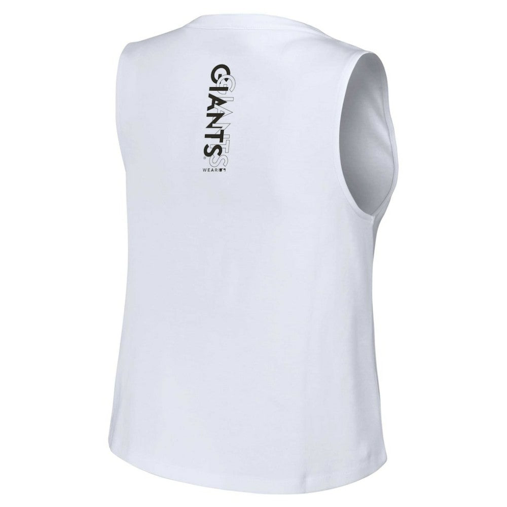 San Francisco Giants WEAR by Erin Andrews Women's Lace-Up Tank Top | MLB US