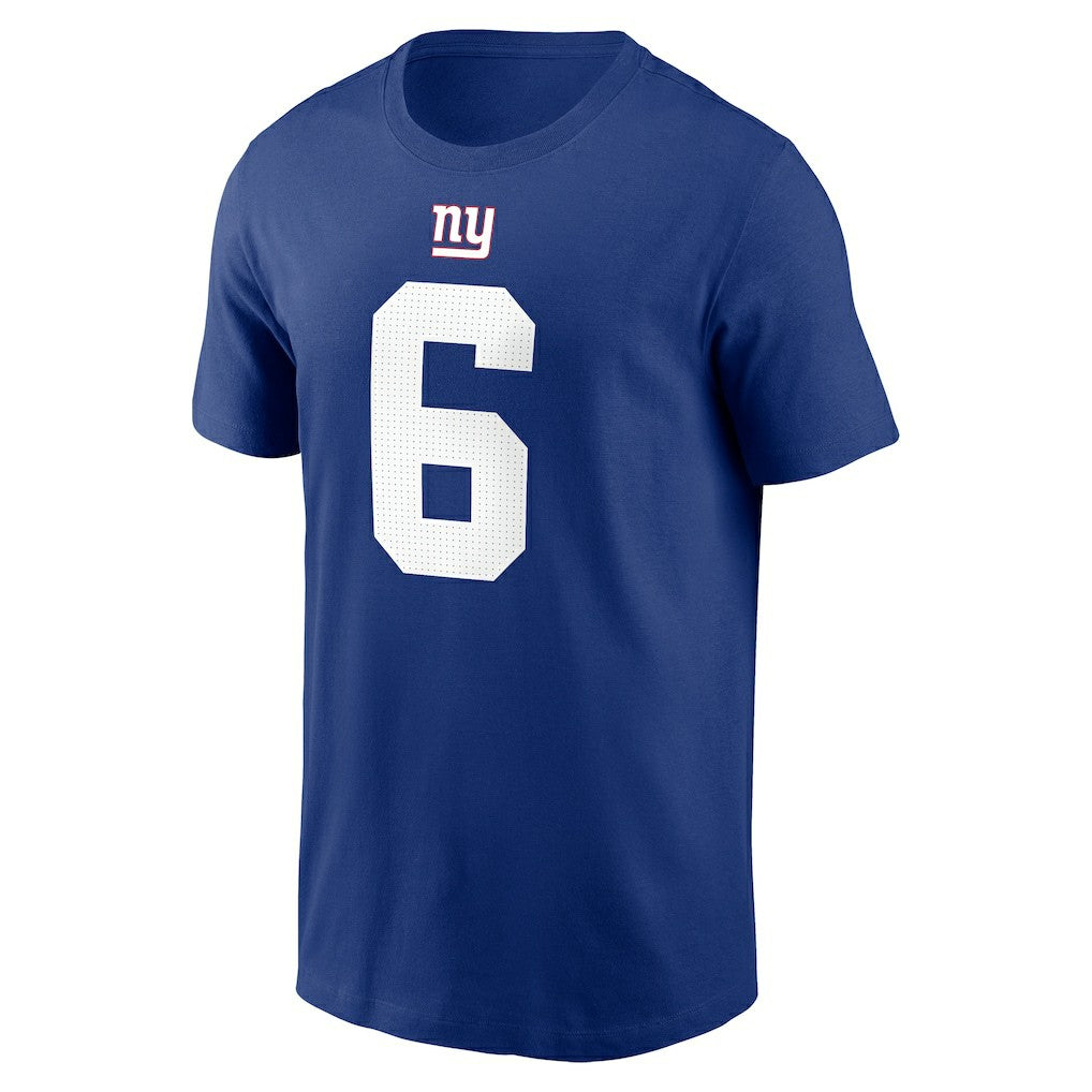 New York Giants Nike Jaxson Dart  Name & Number T-Shirt