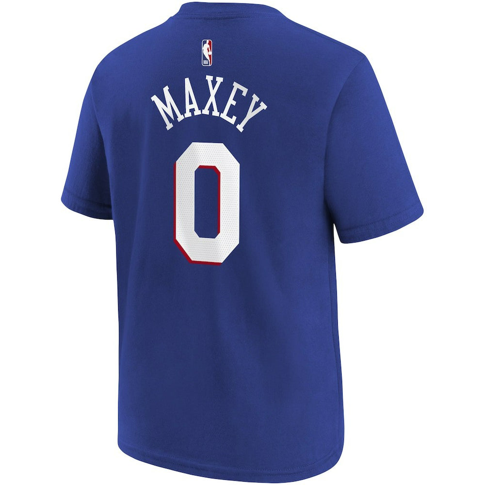 Tyrese Maxey Philadelphia 76ers Youth Icon Name & Number T-Shirt Online