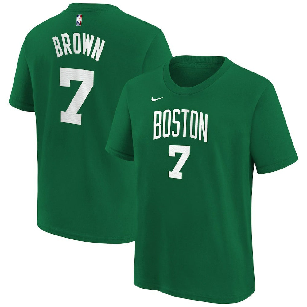 Jaylen Brown Boston Celtics Youth Icon Name & Number T-Shirt Online