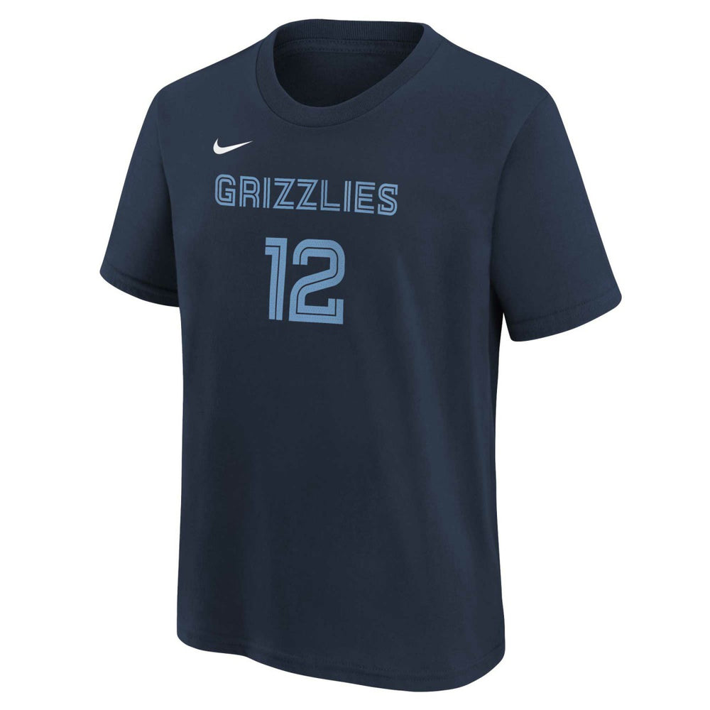 Ja Morant Memphis Grizzlies Youth Icon Name & Number T-Shirt On Sale
