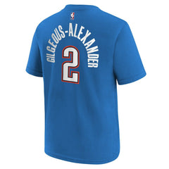 Shai Gilgeous-Alexander Oklahoma City Thunder Youth Icon Name & Number T-Shirt New