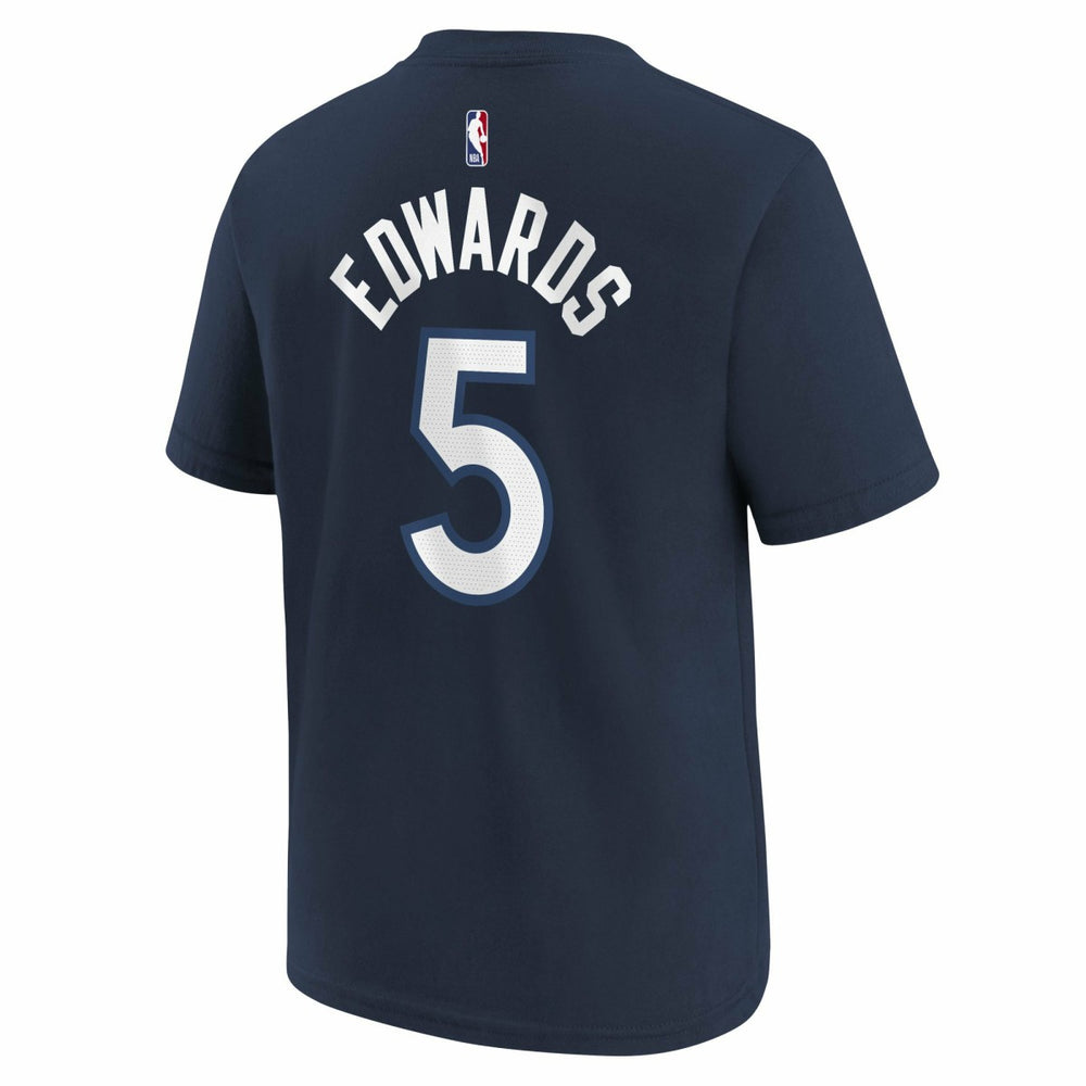 Anthony Edwards Minnesota Timberwolves Youth Icon Name & Number T-Shirt Discount