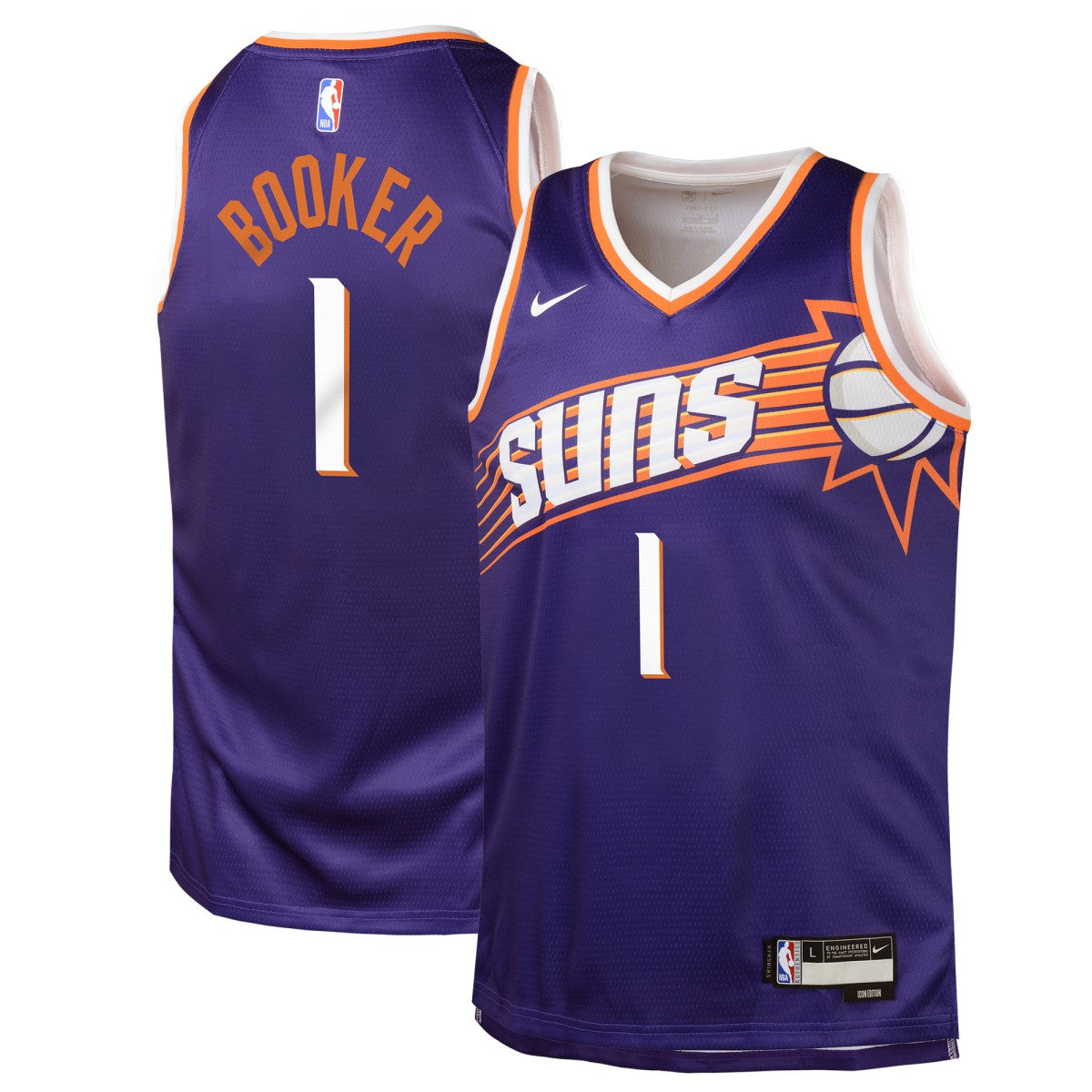 Devin Booker Phoenix Suns Youth Swingman Jersey Online