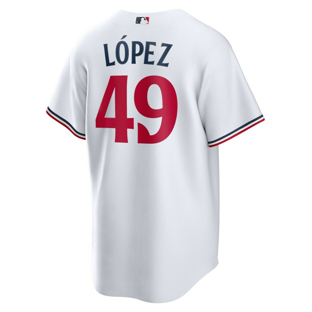 Pablo López Minnesota Twins Nike Home  Replica Player Jersey | MLB New