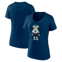 Seattle Kraken Women's Mascot Buoy V-Neck T-Shirt Online