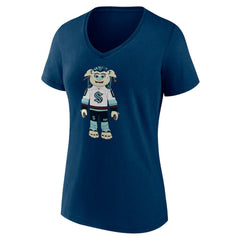 Seattle Kraken Women's Mascot Buoy V-Neck T-Shirt Online