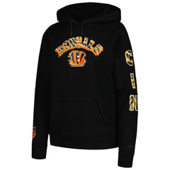 Cincinnati Bengals  Pro Standard Women's Animal Print Fleece Pullover Hoodie