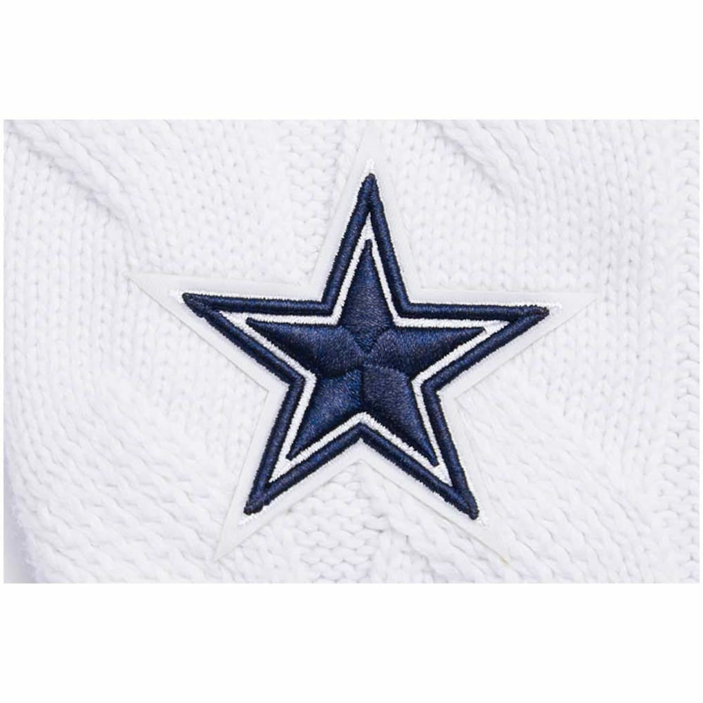Dallas Cowboys  Pro Standard Women's Prep V-Neck Pullover Sweater