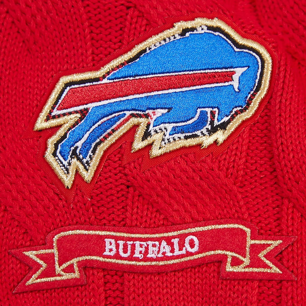 Buffalo Bills  Pro Standard Women's Prep V-Neck Pullover Sweater