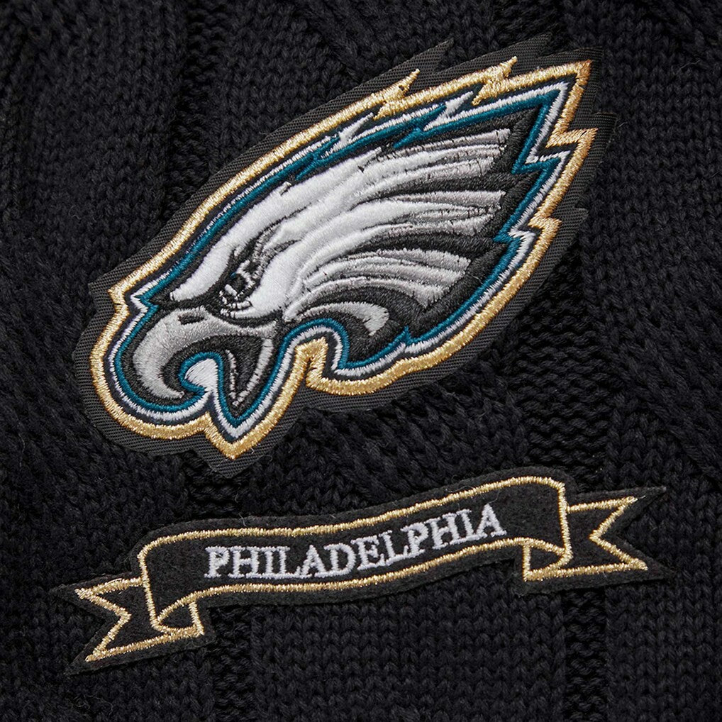 Philadelphia Eagles  Pro Standard Women's Prep V-Neck Pullover Sweater