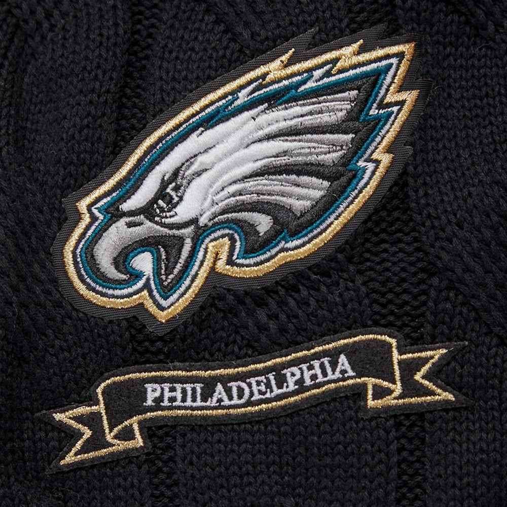 Philadelphia Eagles  Pro Standard Women's Prep V-Neck Pullover Sweater