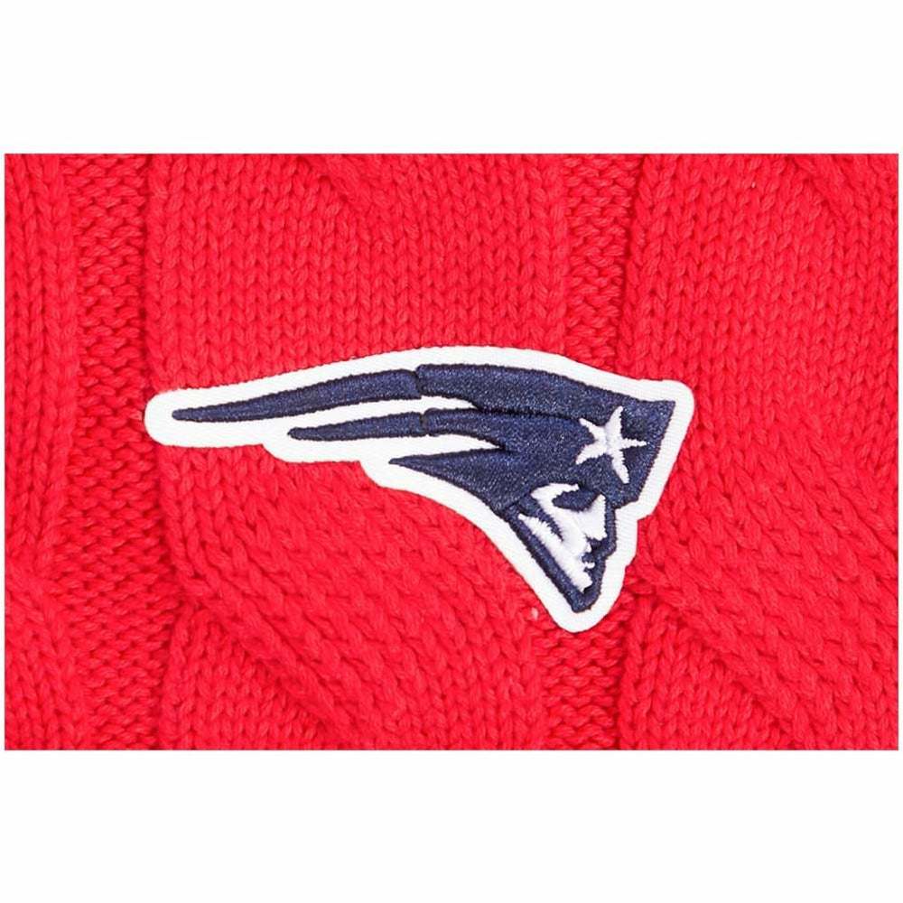 New England Patriots  Pro Standard Women's Prep V-Neck Pullover Sweater