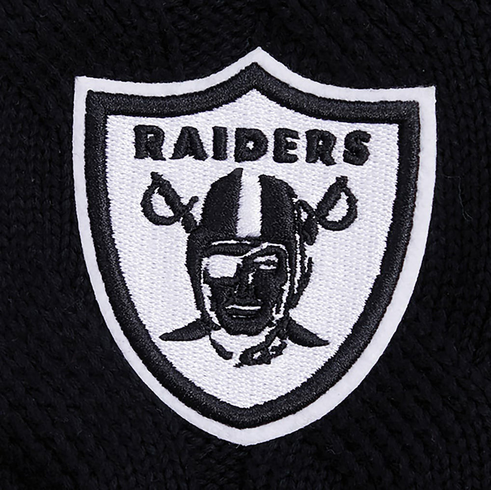 Las Vegas Raiders  Pro Standard Women's Prep V-Neck Pullover Sweater