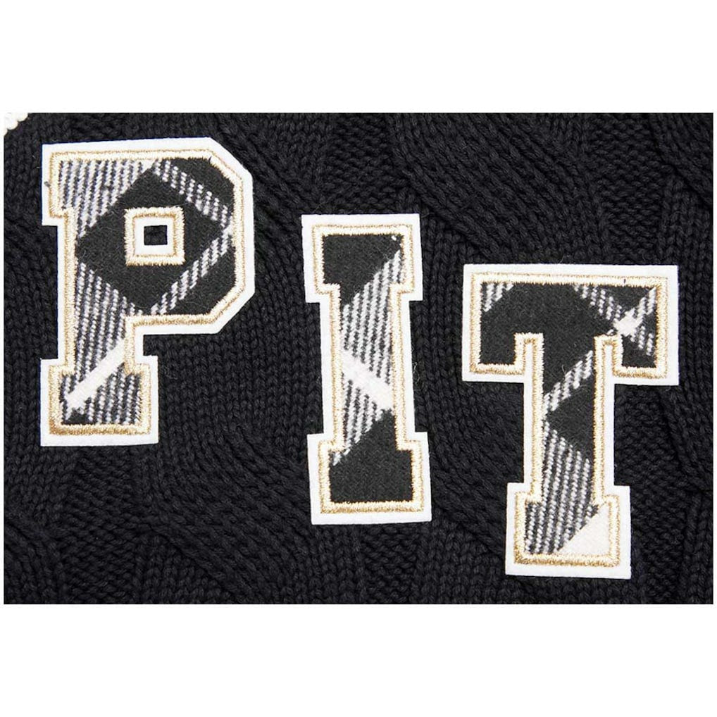 Pittsburgh Steelers  Pro Standard Women's Prep V-Neck Pullover Sweater