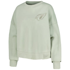 Arizona Cardinals  Pro Standard Women's Oversized Cropped Neutral Pullover Sweatshirt