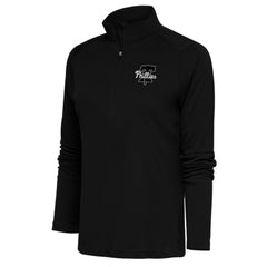 Philadelphia Phillies Antigua Women's Brushed Metallic Tribute Half-Zip Pullover Top | MLB Sale