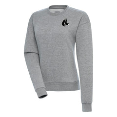 Boston Red Sox Antigua Women's Brushed Metallic Victory Pullover Sweatshirt | MLB Outlet
