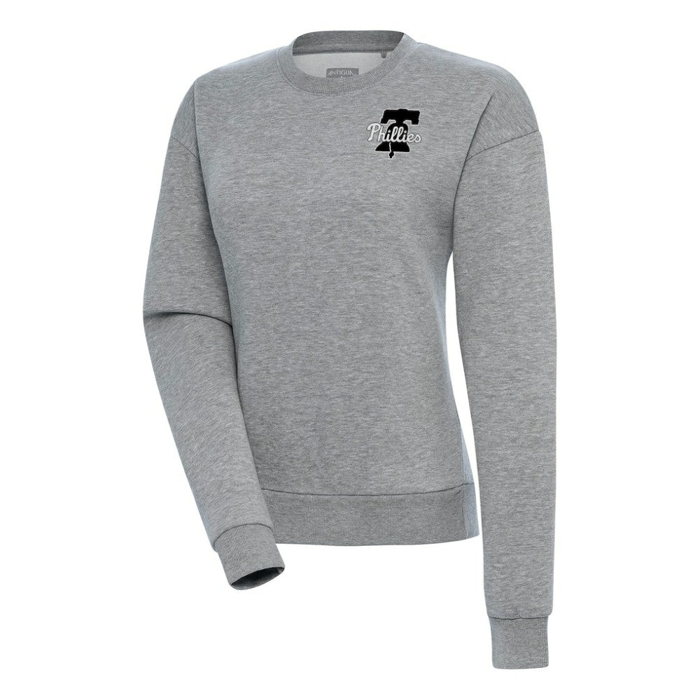 Philadelphia Phillies Antigua Women's Brushed Metallic Victory Pullover Sweatshirt | MLB Shop