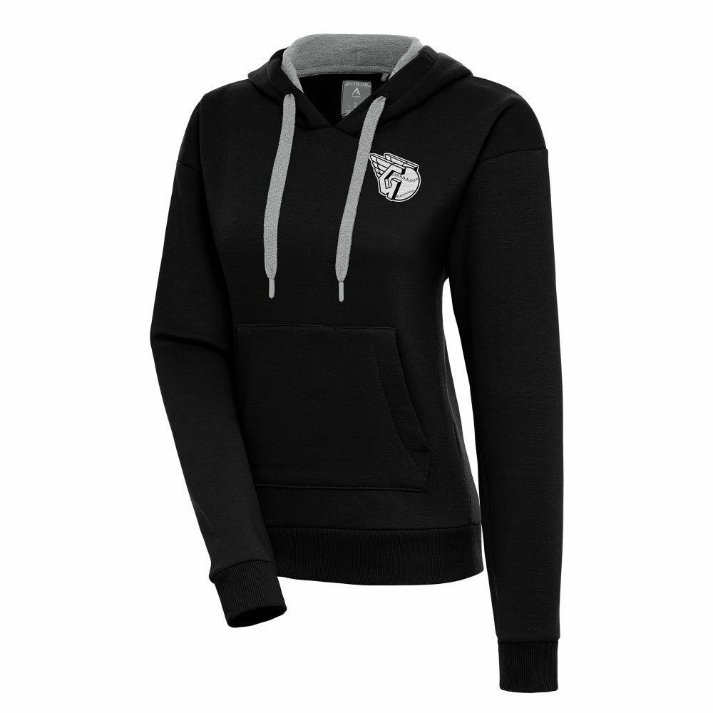Cleveland Guardians Antigua Women's Brushed Metallic Victory Pullover Hoodie | MLB For sale