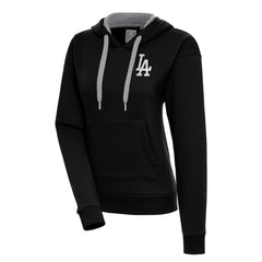 Los Angeles Dodgers Antigua Women's Brushed Metallic Victory Pullover Hoodie | MLB Shop