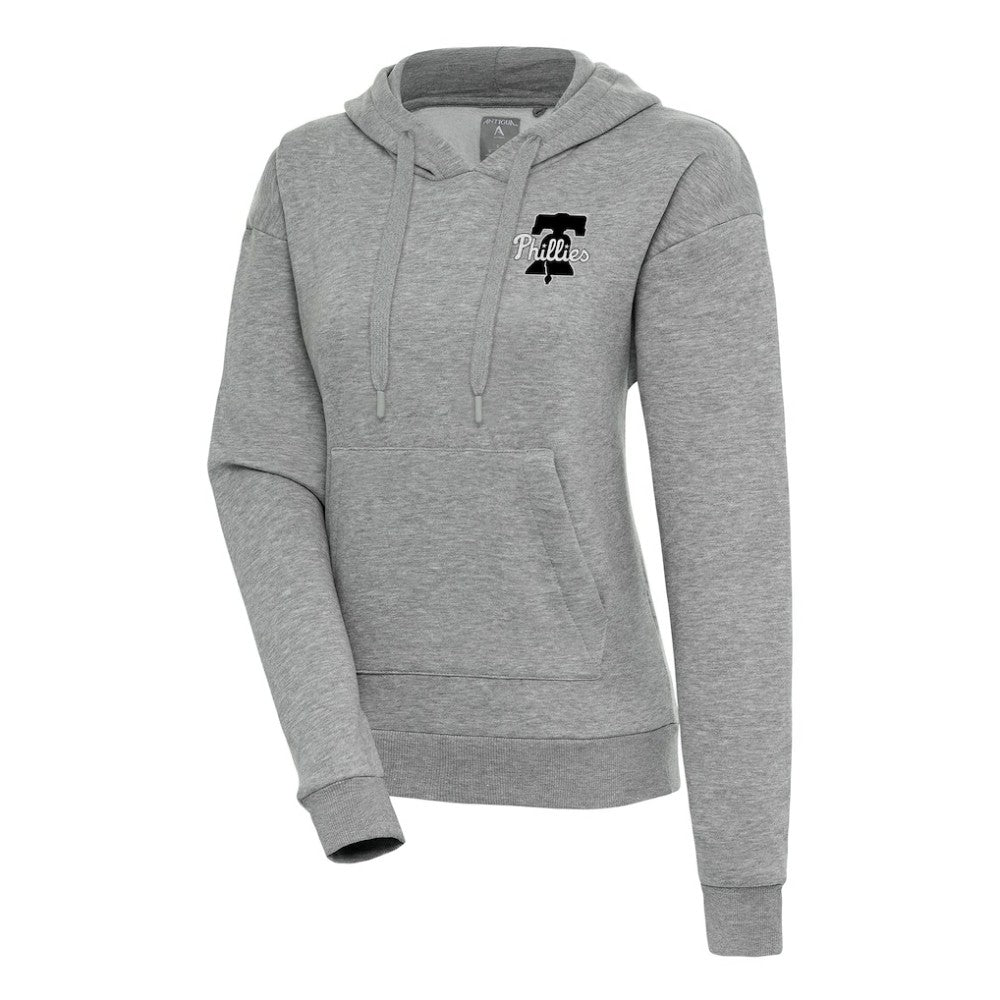 Philadelphia Phillies Antigua Women's Brushed Metallic Victory Pullover Hoodie | MLB US